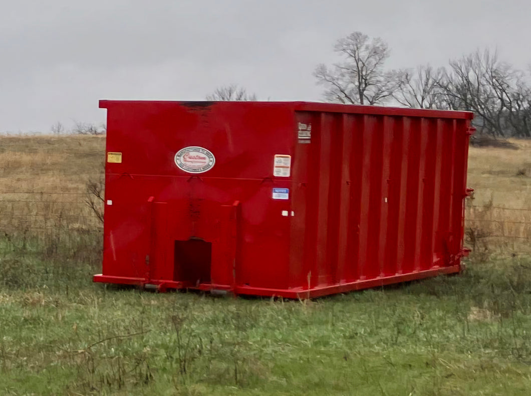 40 Cubic Yard Roll-Off Containers 8'x22' with 8' sides